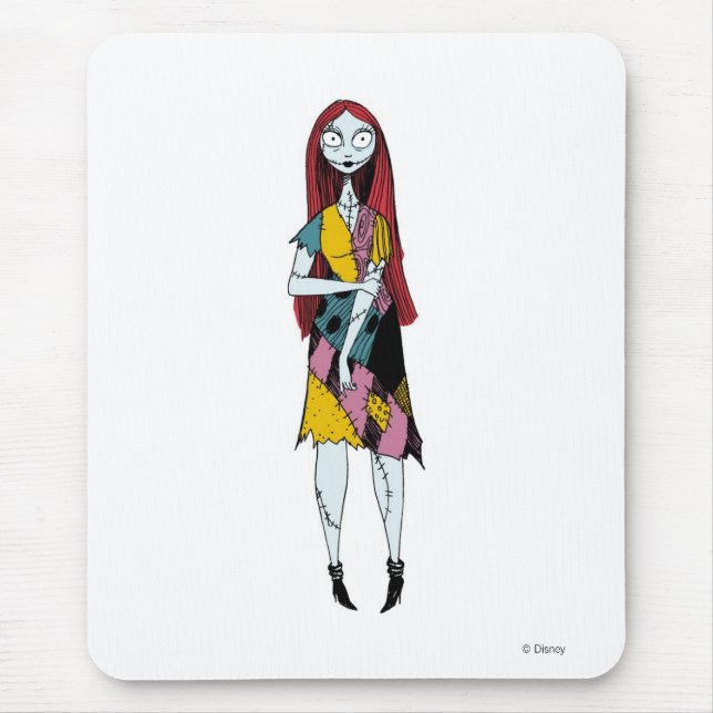 Tapis De Souris Cauchemar avant Noël | Nervous Sally (Devant)