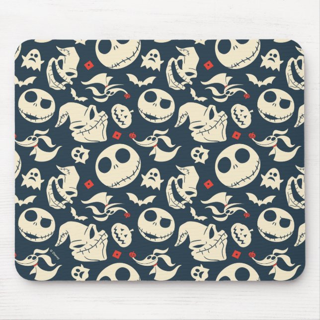 Tapis De Souris Cauchemar avant Noël | Oh What Joy - Motif (Devant)