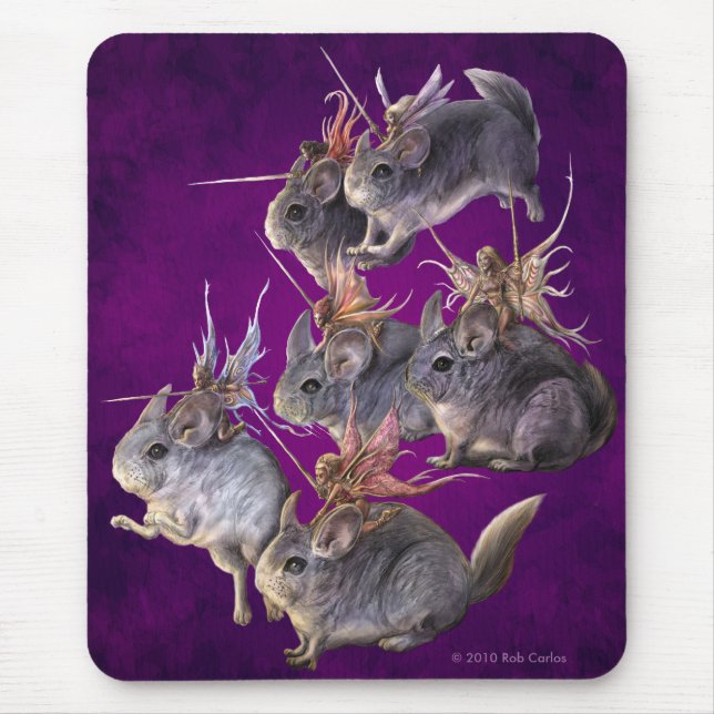 Tapis De Souris Cavalerie Mousepad de chinchilla (Devant)