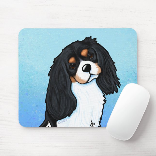 Tapis De Souris Cavalier King Charles Spaniel Chien Mousepad (Avec souris)