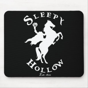 Tapis De Souris Cavalier sans tête vintage Halloween Sleepy Hollow
