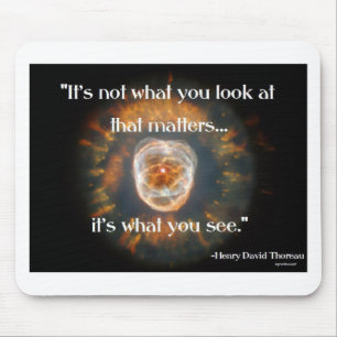Tapis De Souris Ce que vous voyez