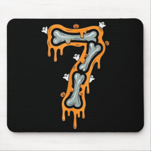 Tapis De Souris Célébration de couple de squelette de mème Six Sev