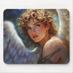 Tapis De Souris Celestial Guardian - Angel des étoiles
