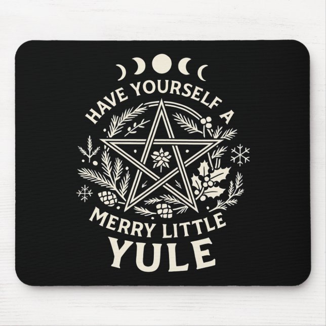 Tapis De Souris Celestial Have Yourself A Merry Little Solstice Yu (Devant)
