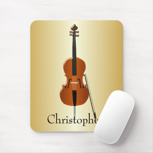 Tapis De Souris Cello Design Personalised (Avec souris)