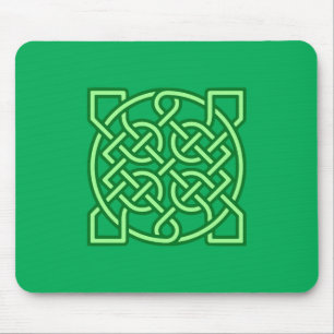 Tapis De Souris Céltic Sailor's Knot, Emerald et Lime Green