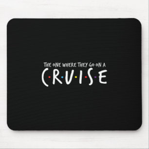 Tapis De Souris Celui Où Ils Partent En Croisière De Vacances D'ét