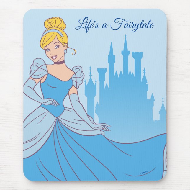Tapis De Souris Cendrillon & Château Graphisme (Devant)