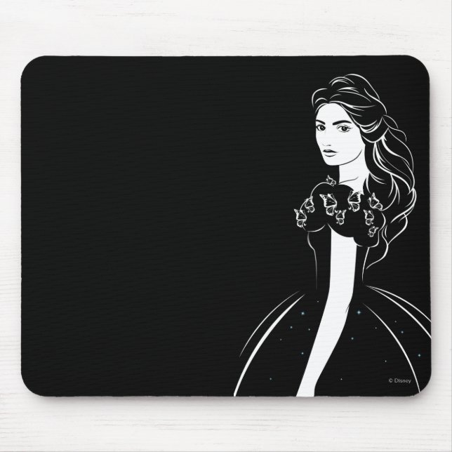 Tapis De Souris Cendrillon en noir (Devant)