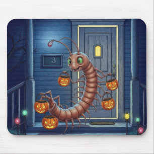 Tapis De Souris Centipède d'Halloween
