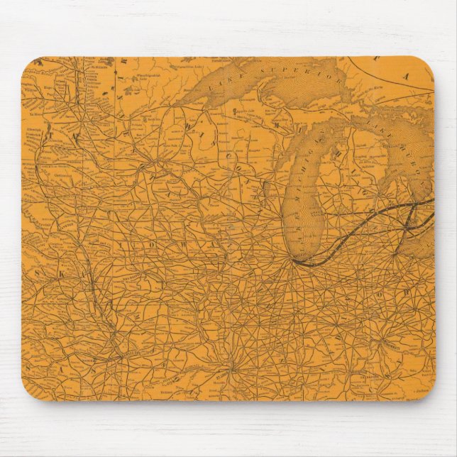 Tapis De Souris Central Vermont Railroad, connexions (Devant)