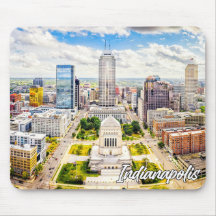 Centre-ville d'Indianapolis, Indiana, États-Unis