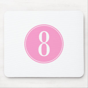 Tapis De Souris Cercle #8 rose