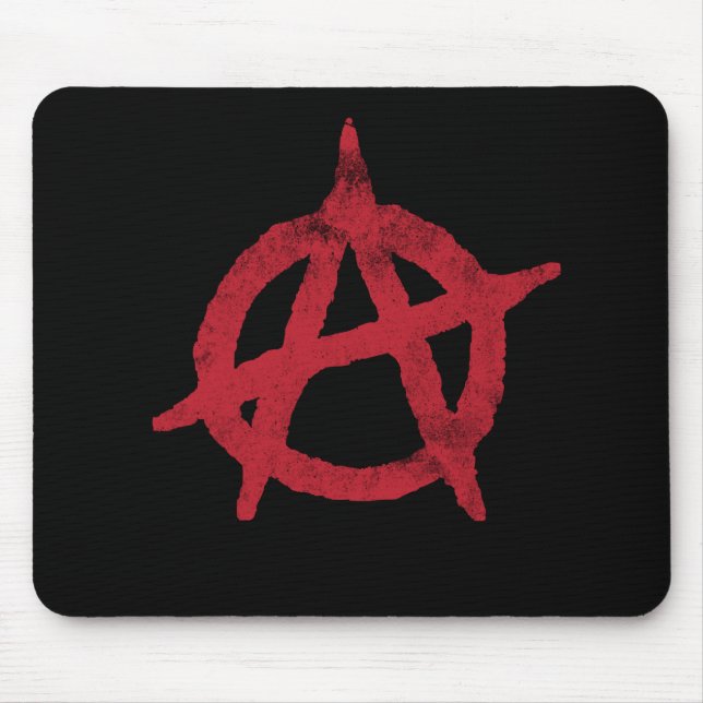 Tapis De Souris Cercle A d'anarchie (Devant)