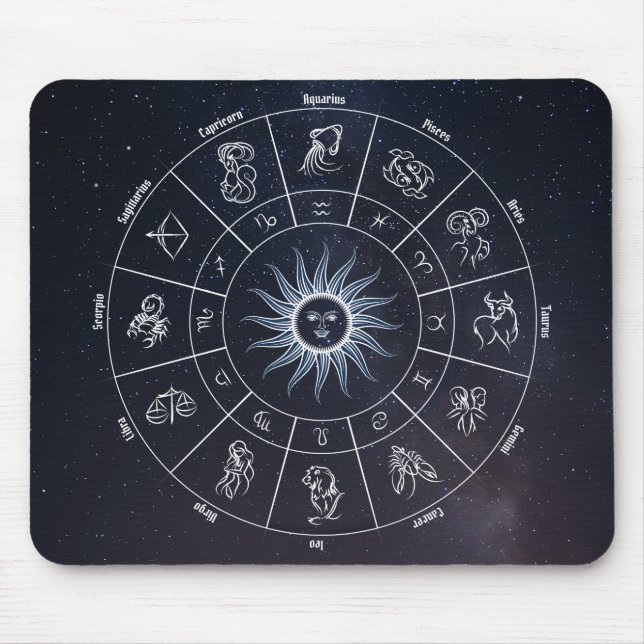 Tapis De Souris cercle astrologique (Devant)