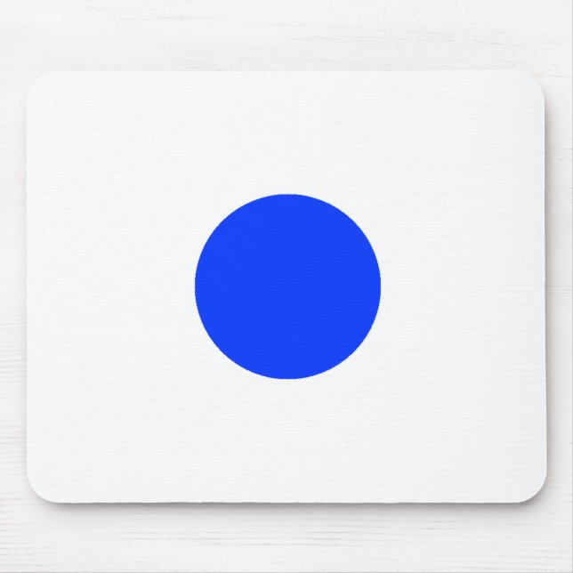 Tapis De Souris Cercle Bleu Carré CircleTrans 3 Le MUSÉE Zazzle (Devant)