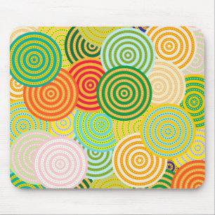 Tapis De Souris Cercle Cercle Mousepad
