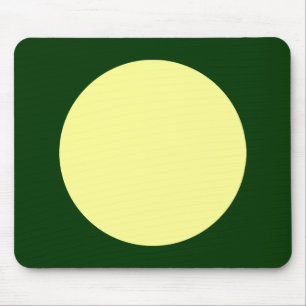 Tapis De Souris Cercle - Chalk jaune et Dk vert