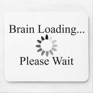 Tapis De Souris Cercle de chargement de cerveau