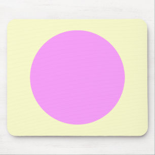 Tapis De Souris Cercle - Lt Violet et Jaune pâle