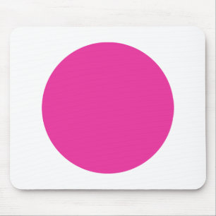 Tapis De Souris Cercle - Rose Dp et blanc