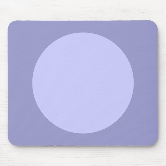 Tapis De Souris Cercle - Tons de gris bleu (Devant)