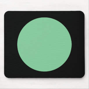 Tapis De Souris Cercle - Vert et Noir défraîchi