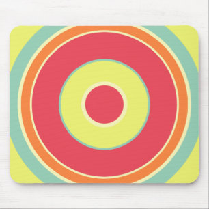 Tapis De Souris Cercles colorés 01