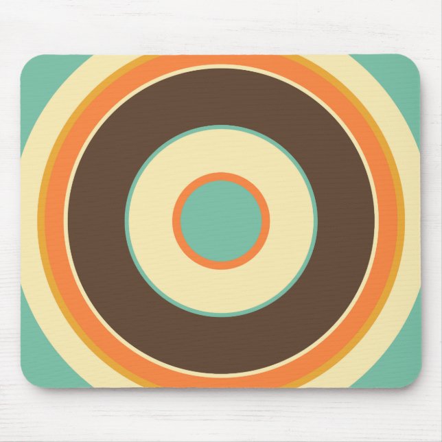 Tapis De Souris Cercles colorés 02 (Devant)