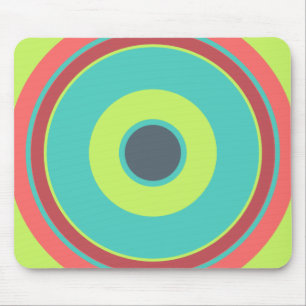 Tapis De Souris Cercles colorés 04