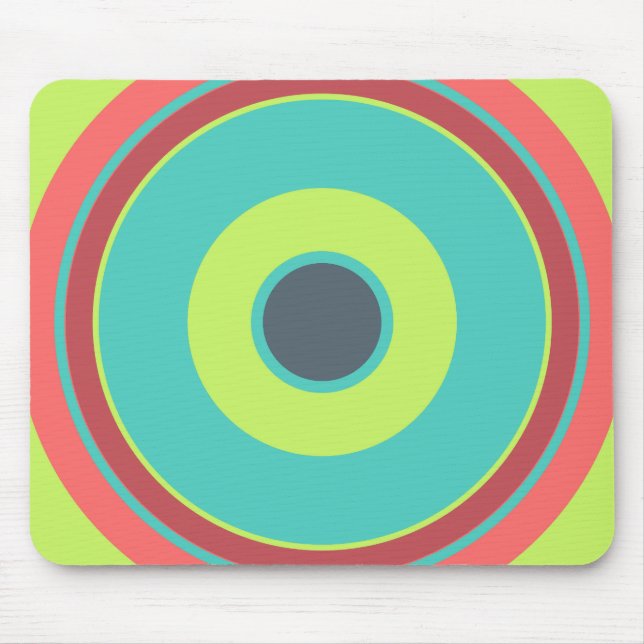 Tapis De Souris Cercles colorés 04 (Devant)