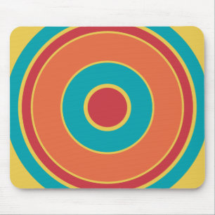 Tapis De Souris Cercles colorés 05