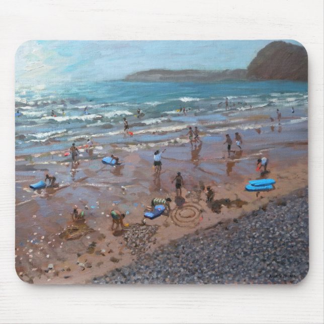 Tapis De Souris Cercles dans le sable Sidmouth 2007 (Devant)