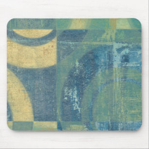 Tapis De Souris Cercles et panneaux multicolores