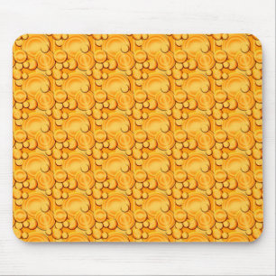 Tapis De Souris Cercles orange