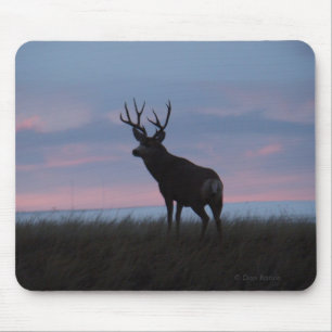 Tapis De Souris Cerf Mule D3 Buck Sunrise Buck