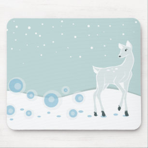 Tapis De Souris Cerf neigeux