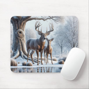 Tapis De Souris Cerf Par Icy Pond