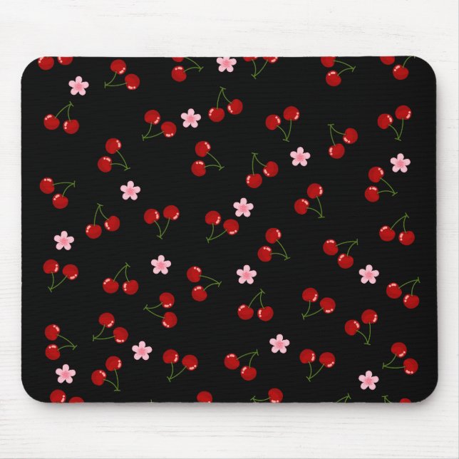 Tapis De Souris Cerises noires (Devant)
