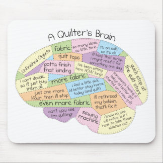 Tapis De Souris Cerveau de quilteur