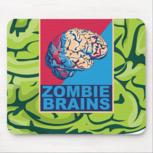 Tapis De Souris Cerveau de zombie