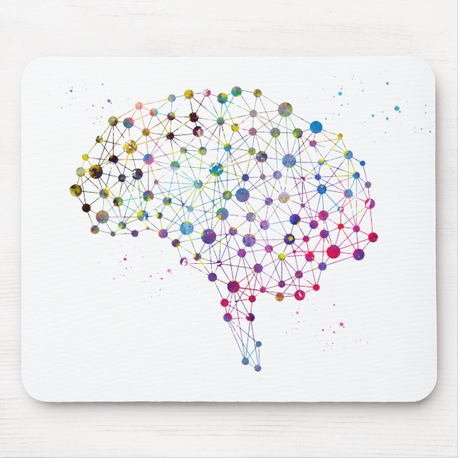 Tapis De Souris cerveau humain (Devant)