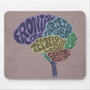 Tapis De Souris Cerveau Mousepad