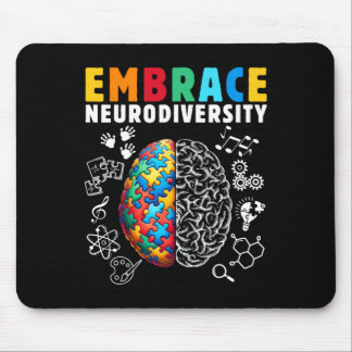 Tapis De Souris Cerveau Puzzle Autisme TSA TDAH Maman Enfants Embr