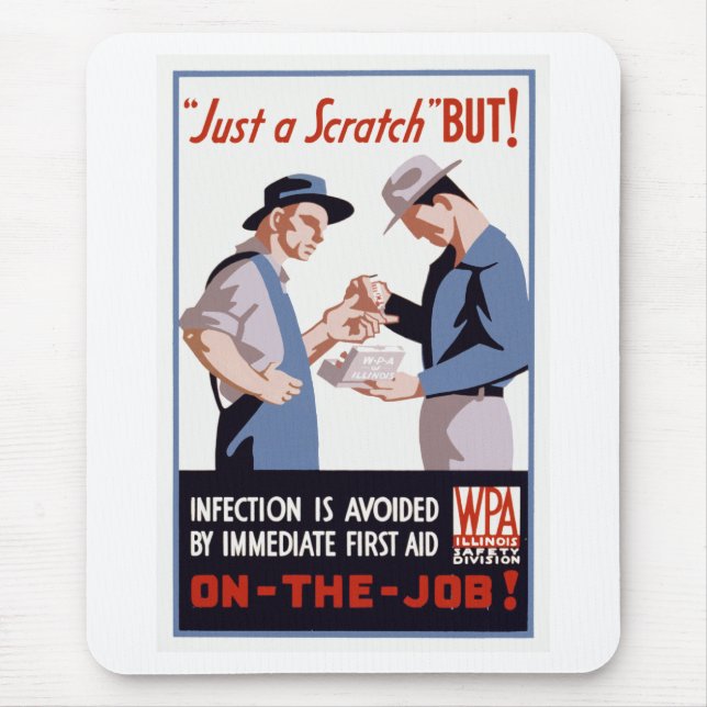 Tapis De Souris C'est juste un Scratch - Mais ! (Devant)