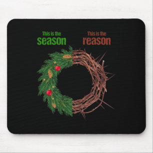 Tapis De Souris C'Est La Saison C'Est La Raison De Christian Ch
