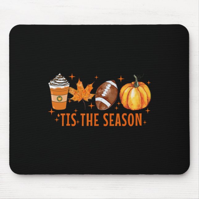 Tapis De Souris C'Est La Saison Citrouille Spice Latte Halloween A (Devant)