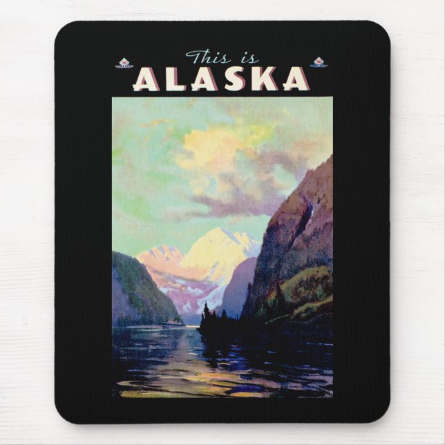 Tapis De Souris C'est l'Alaska (Devant)