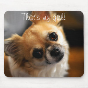 Tapis De Souris C'est ma fille mignonne chihuahua Pad de souris